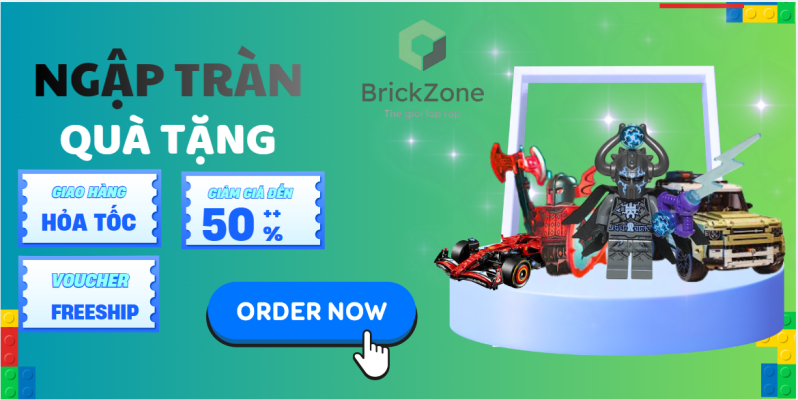 Chương trình khuyến mãi Brickzone - Ngập tràn quà tặng đồ chơi Lego chính hãng